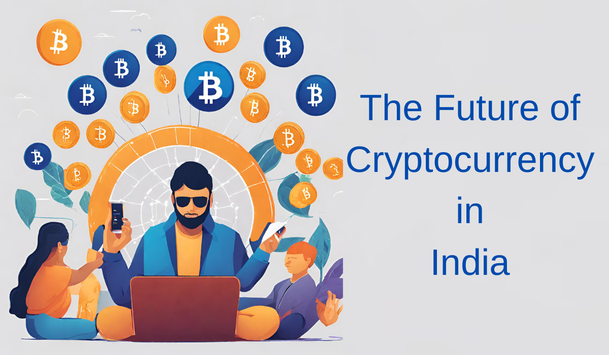 A visualization of the growing cryptocurrency ecosystem and future potential in India.